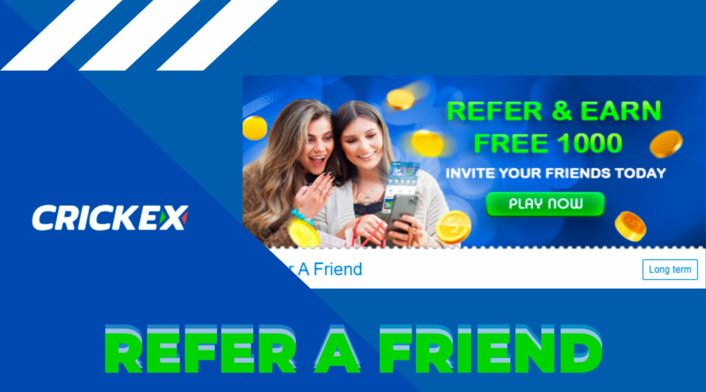 How to get Refer A Friend in Crickex