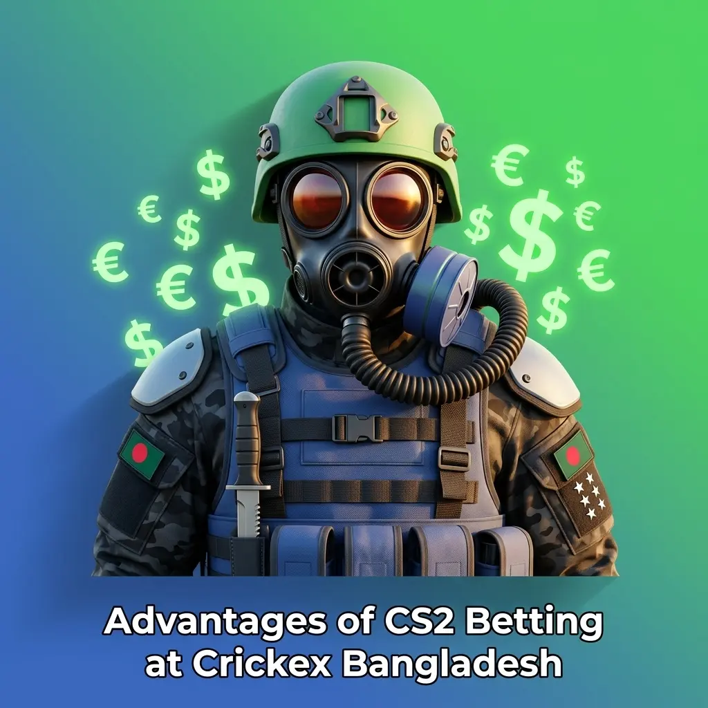 Crickex Bangladesh CS2 betting advantages including bonuses, local payments, mobile app, and competitive odds