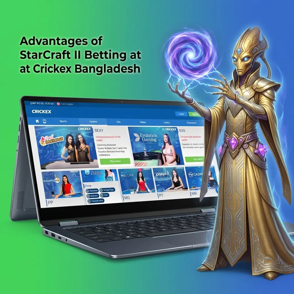 Crickex Bangladesh StarCraft II betting advantages including bonuses, local payments, and mobile app features