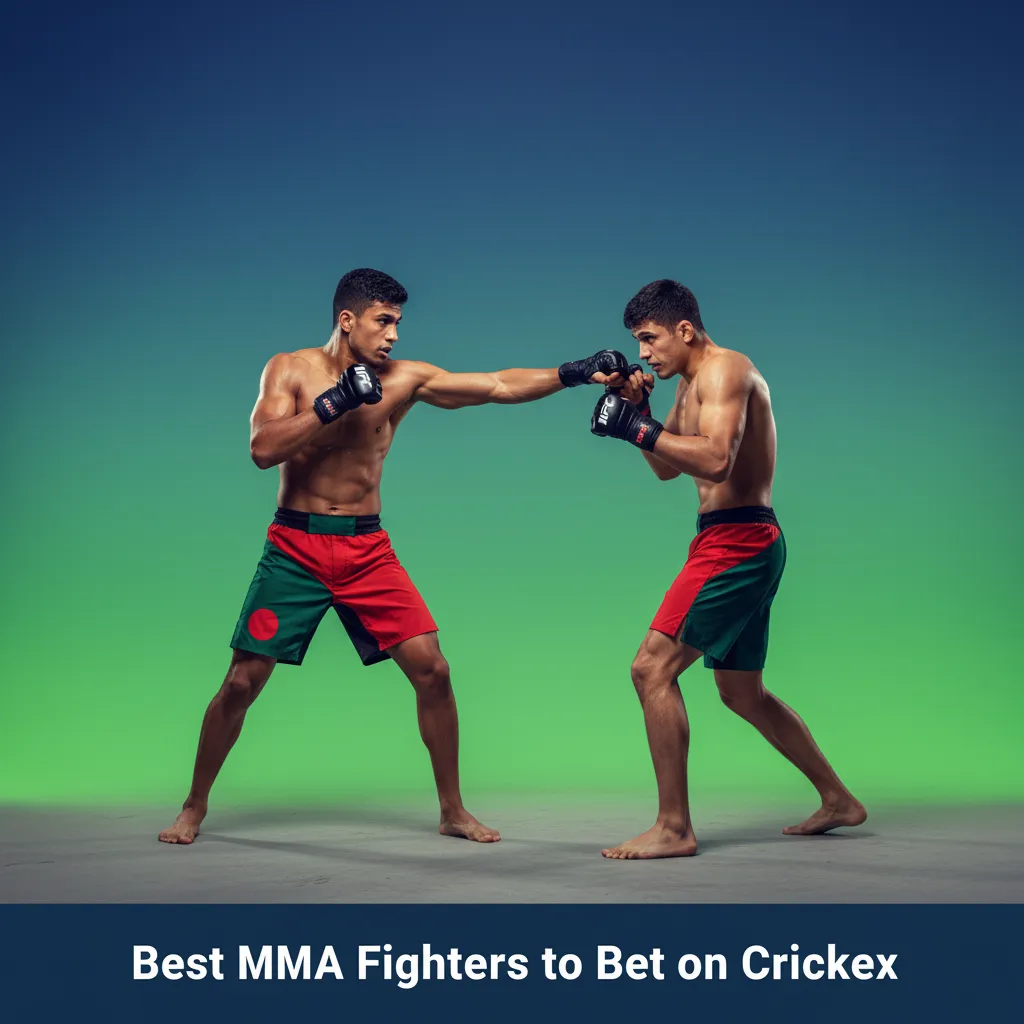 Graphic for Crickex: top MMA fighters to bet on; Makhachev, Pereira, Jones, Edwards, O’Malley, Volkanovski, Zhang