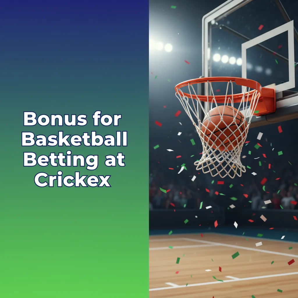 Crickex Bangladesh basketball betting welcome bonus promo banner; new customers only; terms apply.