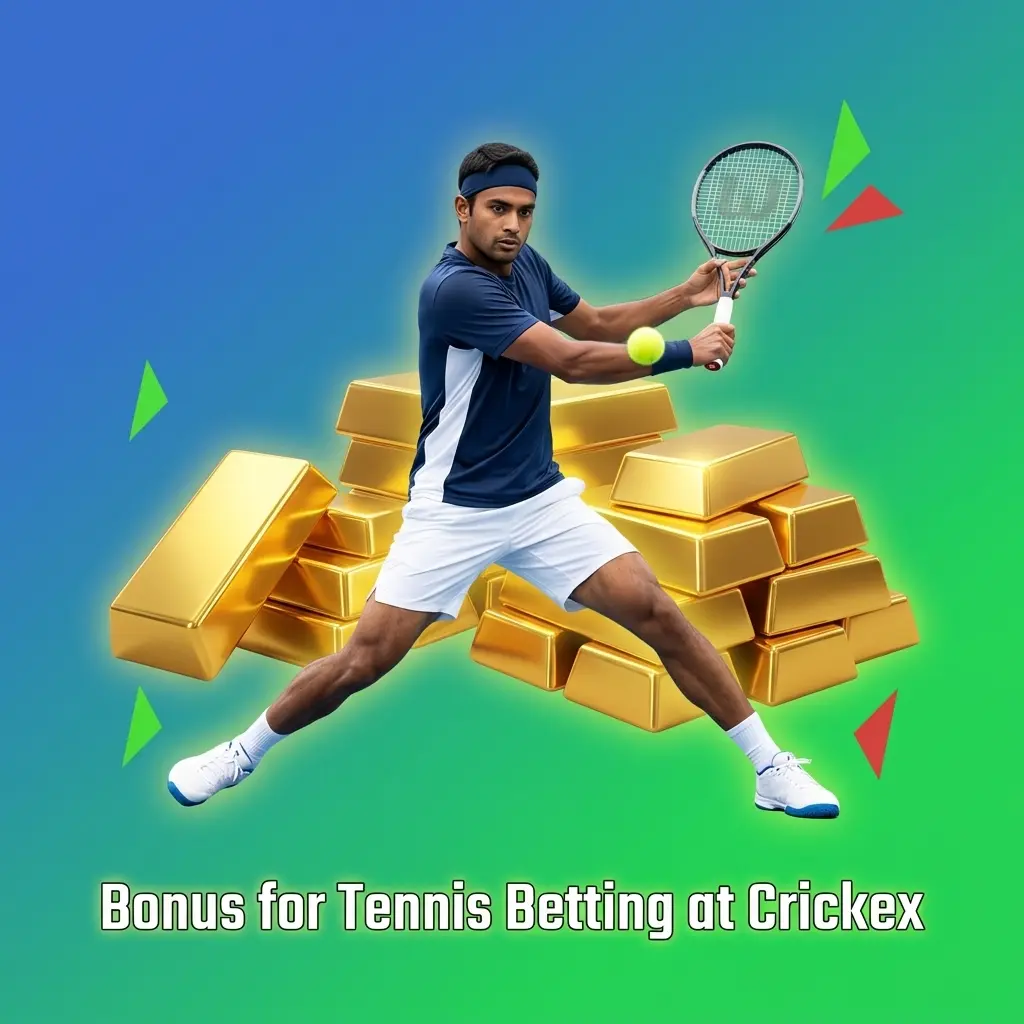 Crickex tennis betting welcome bonus for new users on first deposit with wagering requirements and withdrawable winnings