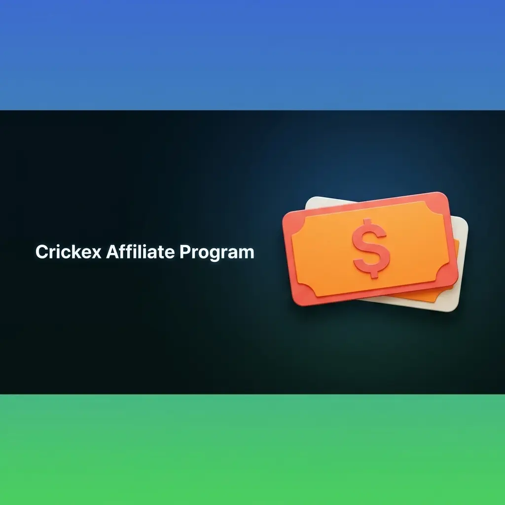 Crickex affiliate program dashboard showing commission tracking and revenue share for Bangladesh publishers and content creators
