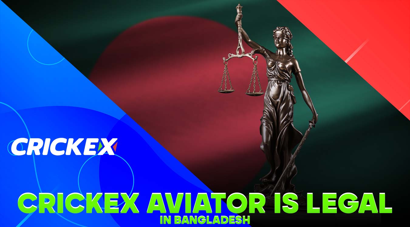Crickex aviator is legal in Bangladesh.