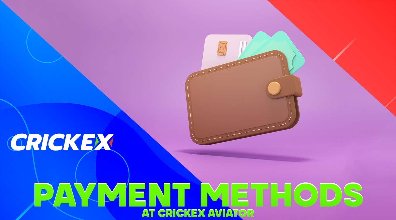 Methods of deposit and withdrawal on the Crickex platform.