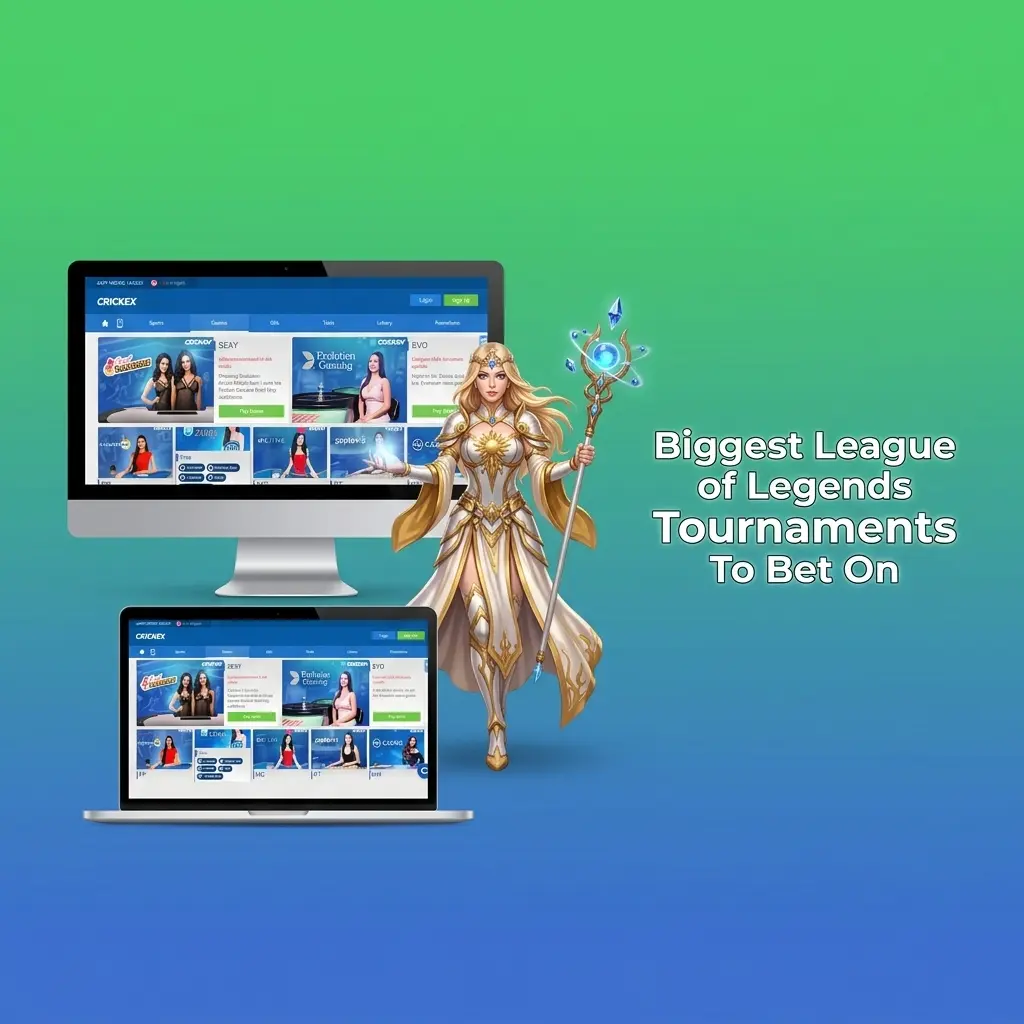 League of Legends major tournaments including Worlds, MSI, LCK, LPL and LEC for betting on Crickex