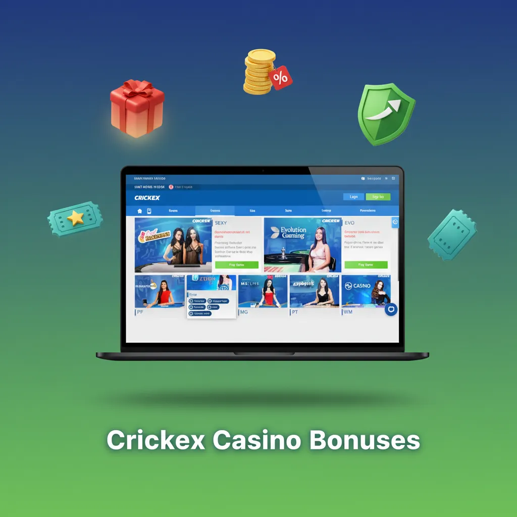 Crickex Casino bonuses: 50% slots reload up to ₹5k, 10% weekly cashback, Free Spins Friday, live rebate, 20% app booster.