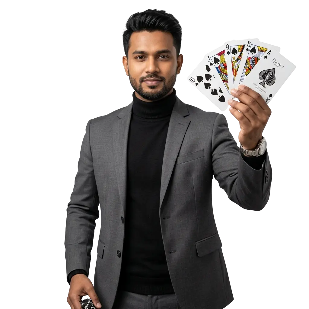Crickex live casino Bangladesh with professional dealers playing Baccarat, Roulette, Blackjack and Poker games