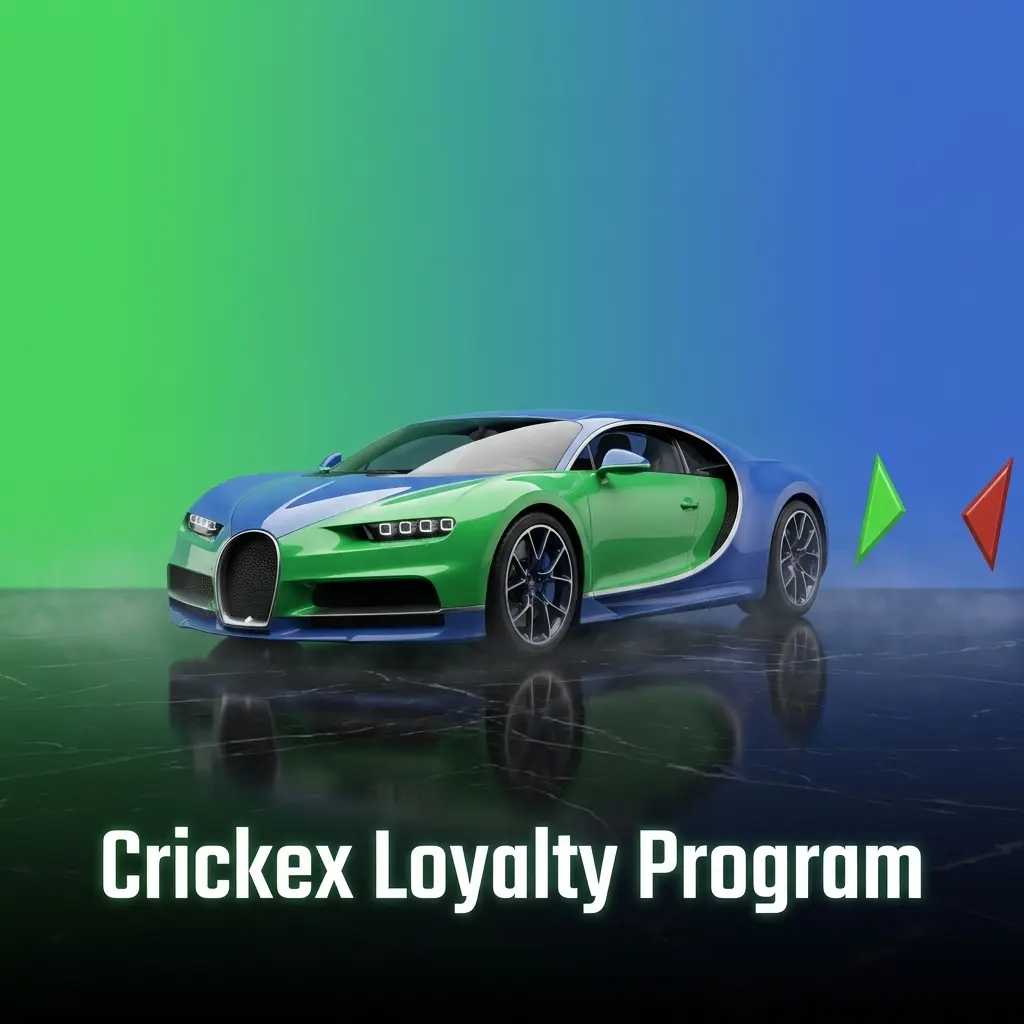 Crickex loyalty program tier structure showing Bronze, Silver, Gold, Platinum, and VIP reward levels for players