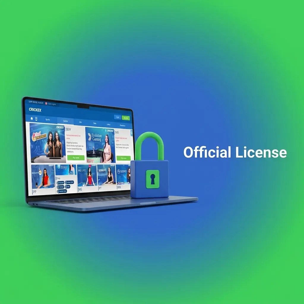 Crickex official gaming license issued by Curacao Gaming Authority for online gambling regulation and player protection