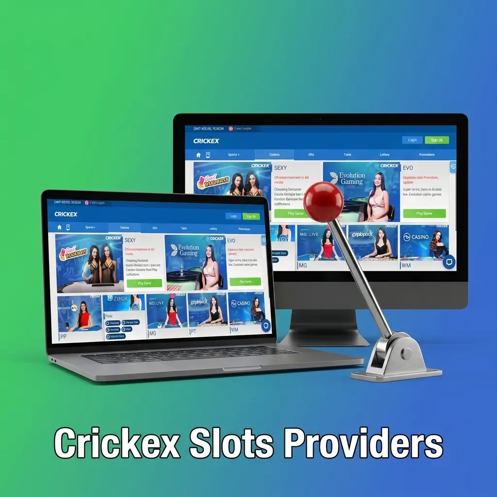 Crickex slot providers including Pragmatic Play, NetEnt, Microgaming, Playtech and more with 1500+ games