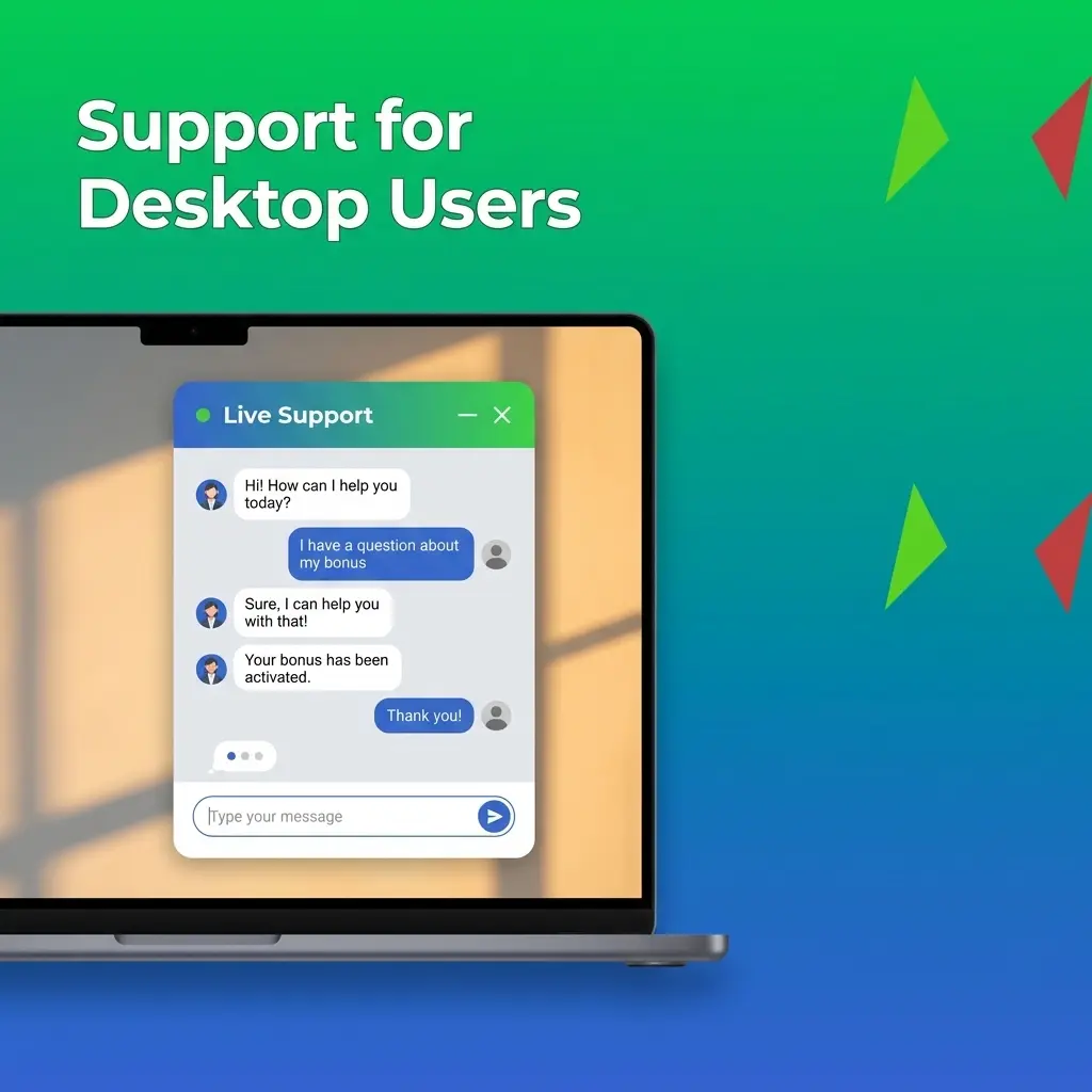 Crickex desktop customer support options including live chat, email, Telegram, WhatsApp, and social media channels