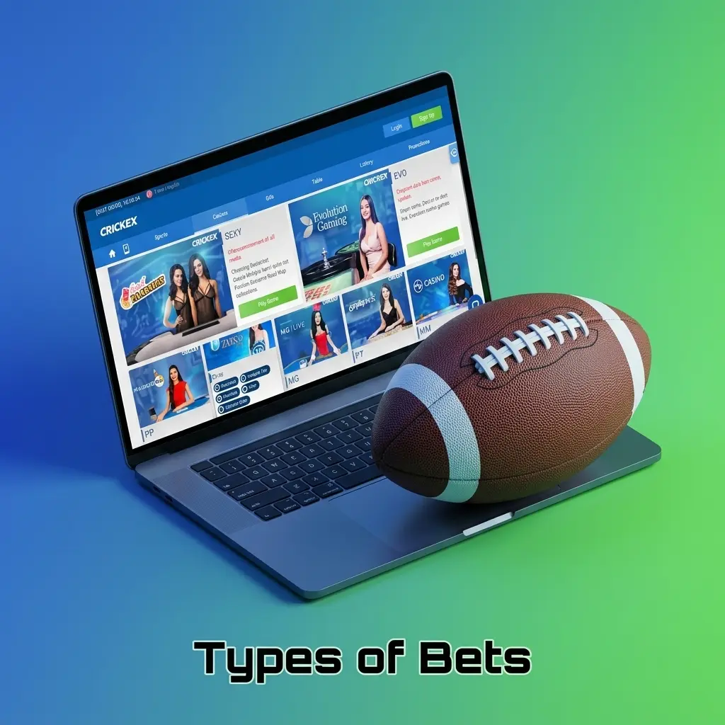 Crickex bet types: single bet, express accumulator, and system bet options explained for cricket betting strategies