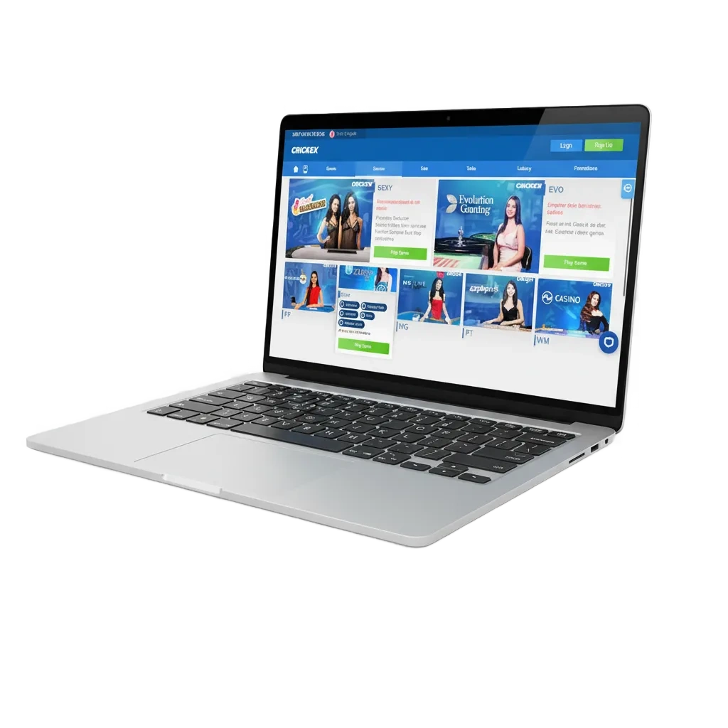 Crickex desktop app download for Windows and macOS: sports betting, live casino, slots, fast full-screen mode.