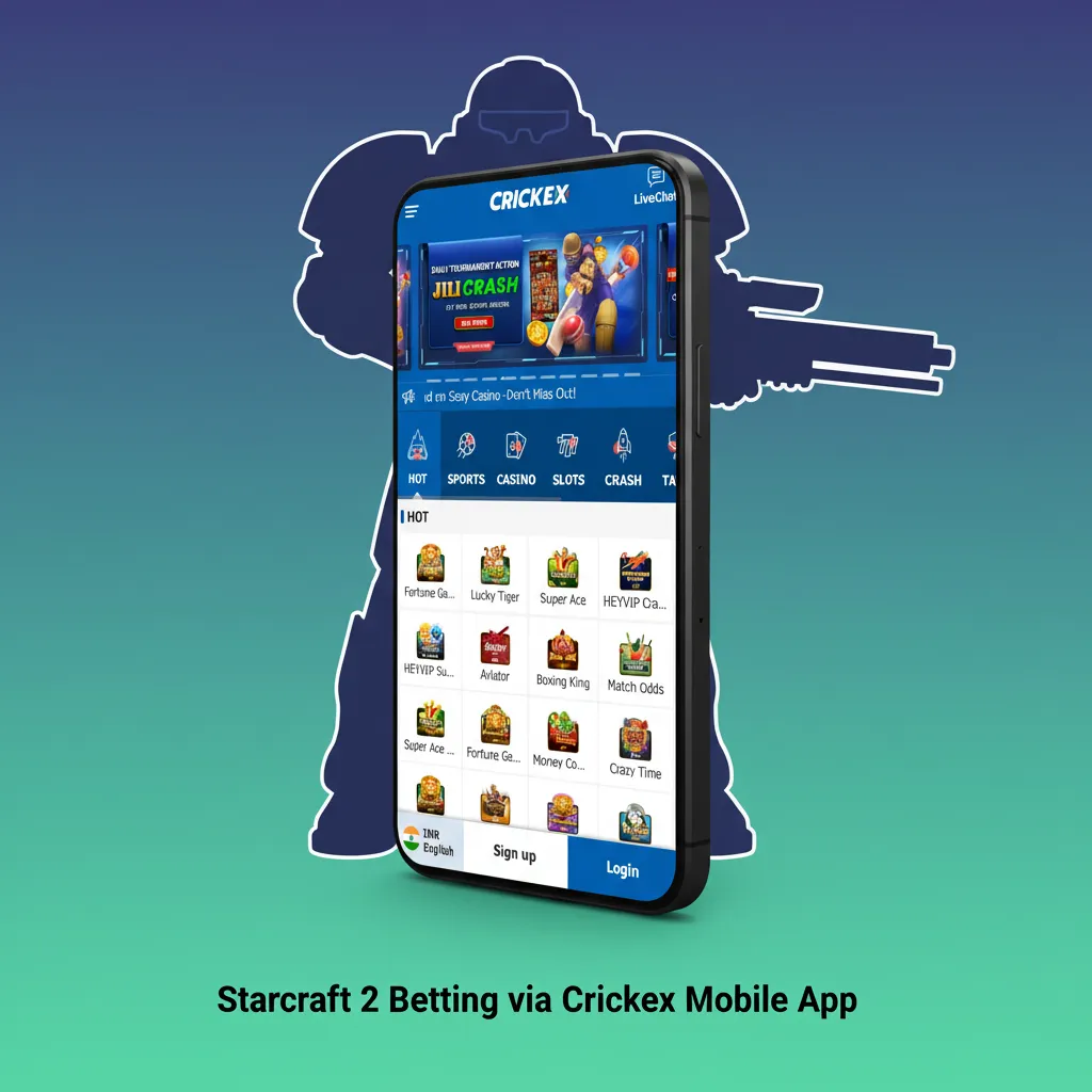 Starcraft 2 Betting via Crickex Mobile App