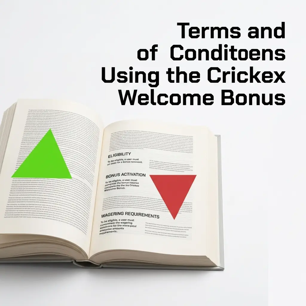 Crickex welcome bonus terms and conditions including wagering requirements, minimum deposit, and eligibility rules for new players