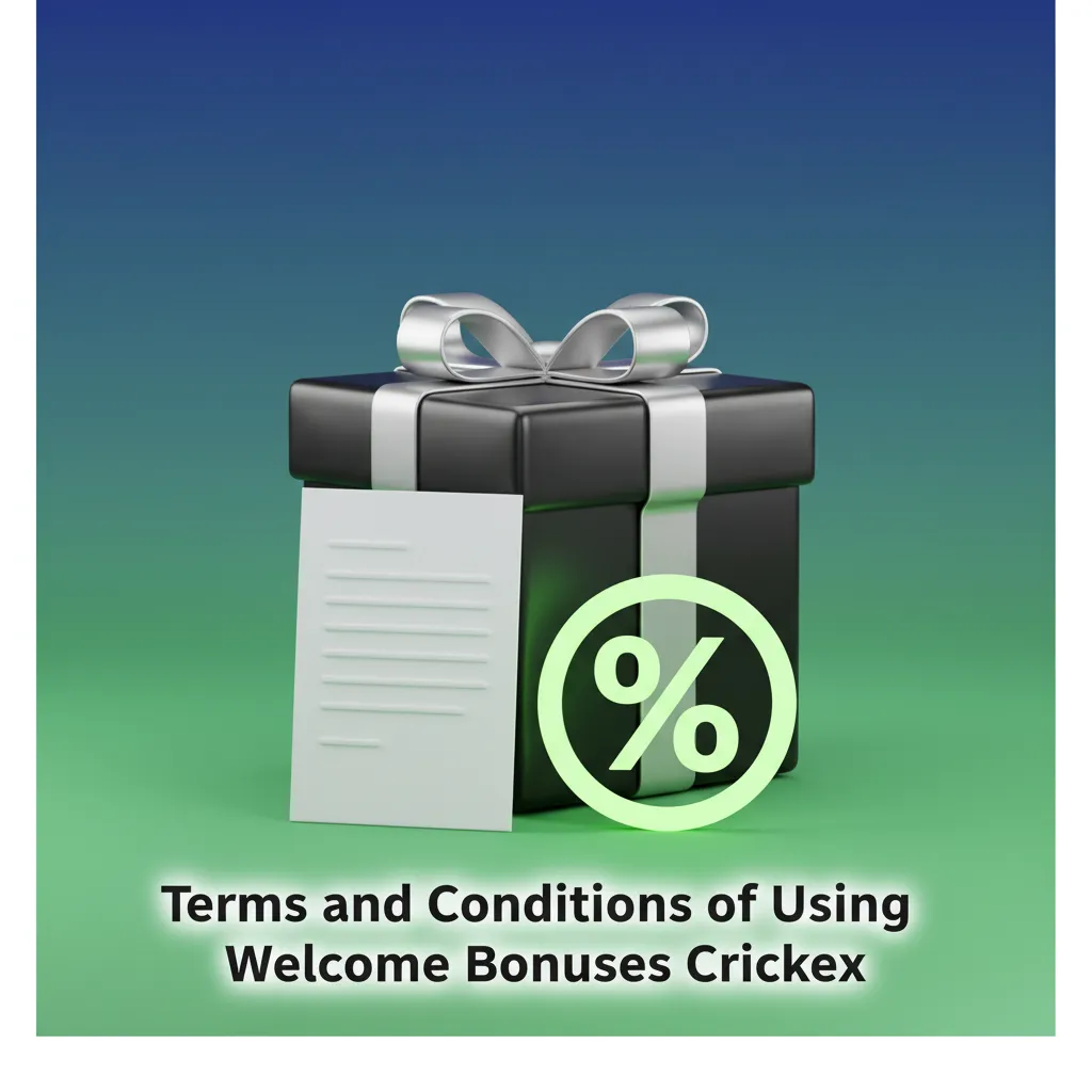 Crickex welcome bonus terms overview: one offer per user, deposit rules, odds, game weighting, KYC, wagering limits.