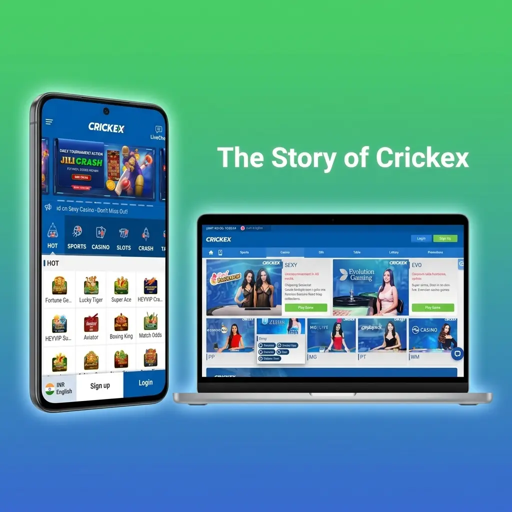 Crickex online sports betting platform founded 2019, serving South Asian market with cricket focus and Curacao Gaming Authority license