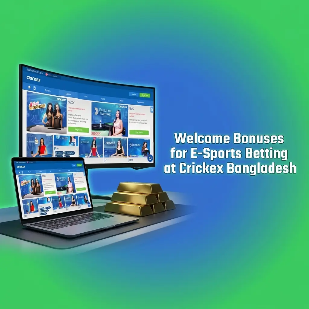Crickex Bangladesh welcome bonus up to ₹30,000 INR for esports betting on live and pre-match markets